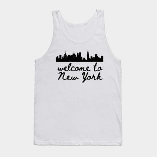Welcome To New York Tank Top